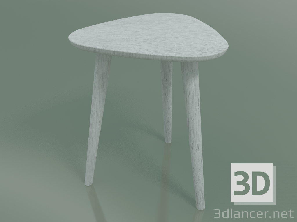 modèle 3D Table d'appoint (242, blanc) - preview