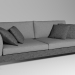 3d Sofa - диван с подушками модель купить - ракурс