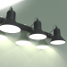 3d model Wall lamp 20083-3 (black-chrome) - preview