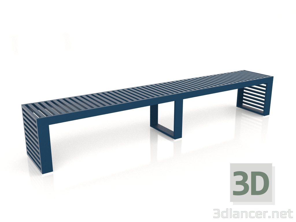 modello 3D Panchina 246 (Grigio Blu) - anteprima