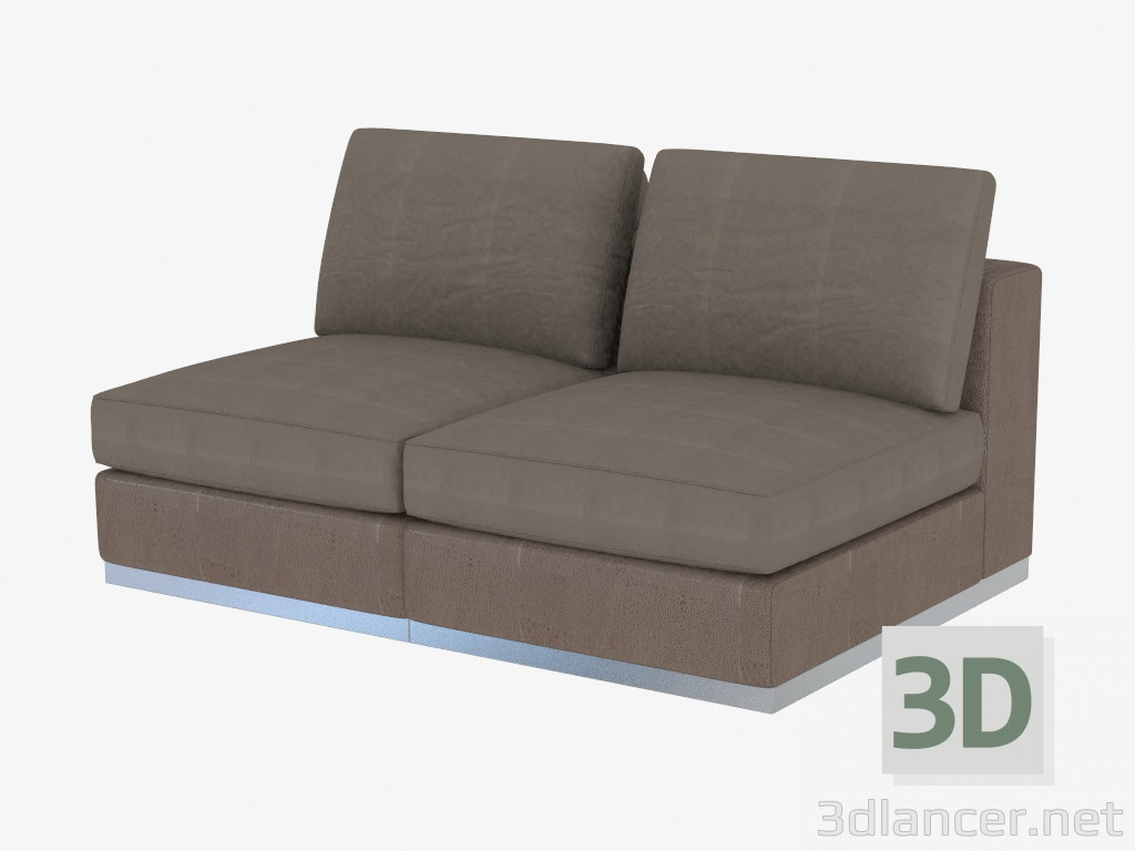 3D modeli Miami kanepesinin merkezi unsuru - önizleme