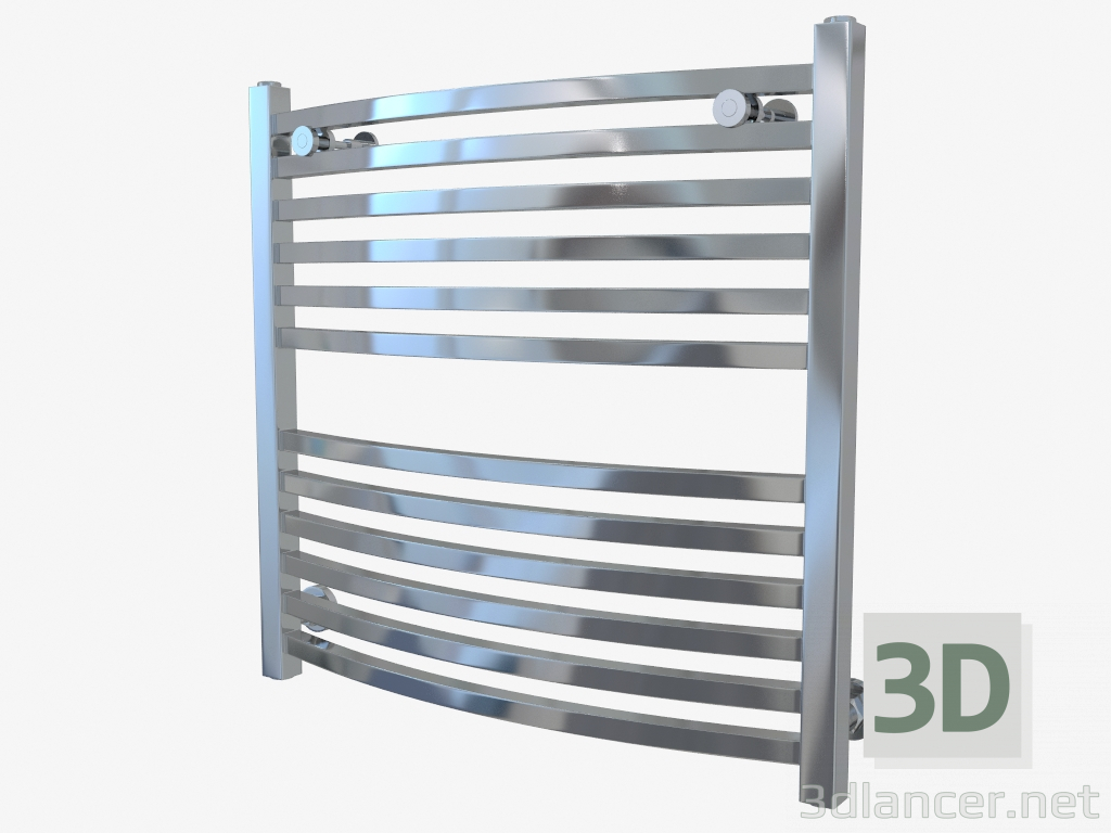 3D modeli Arkus ısıtmalı havlu askısı (600х600) - önizleme