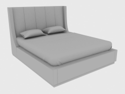 Double bed KUBRIK BED DOUBLE 180 (204X240XH142)