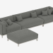 3d модель Модульний диван CASE 4020мм (арт 901-921-902-915) – превью