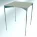 modello 3D Tavolino quadrato alto (CS30 cromato G3, 450x450x560 mm) - anteprima