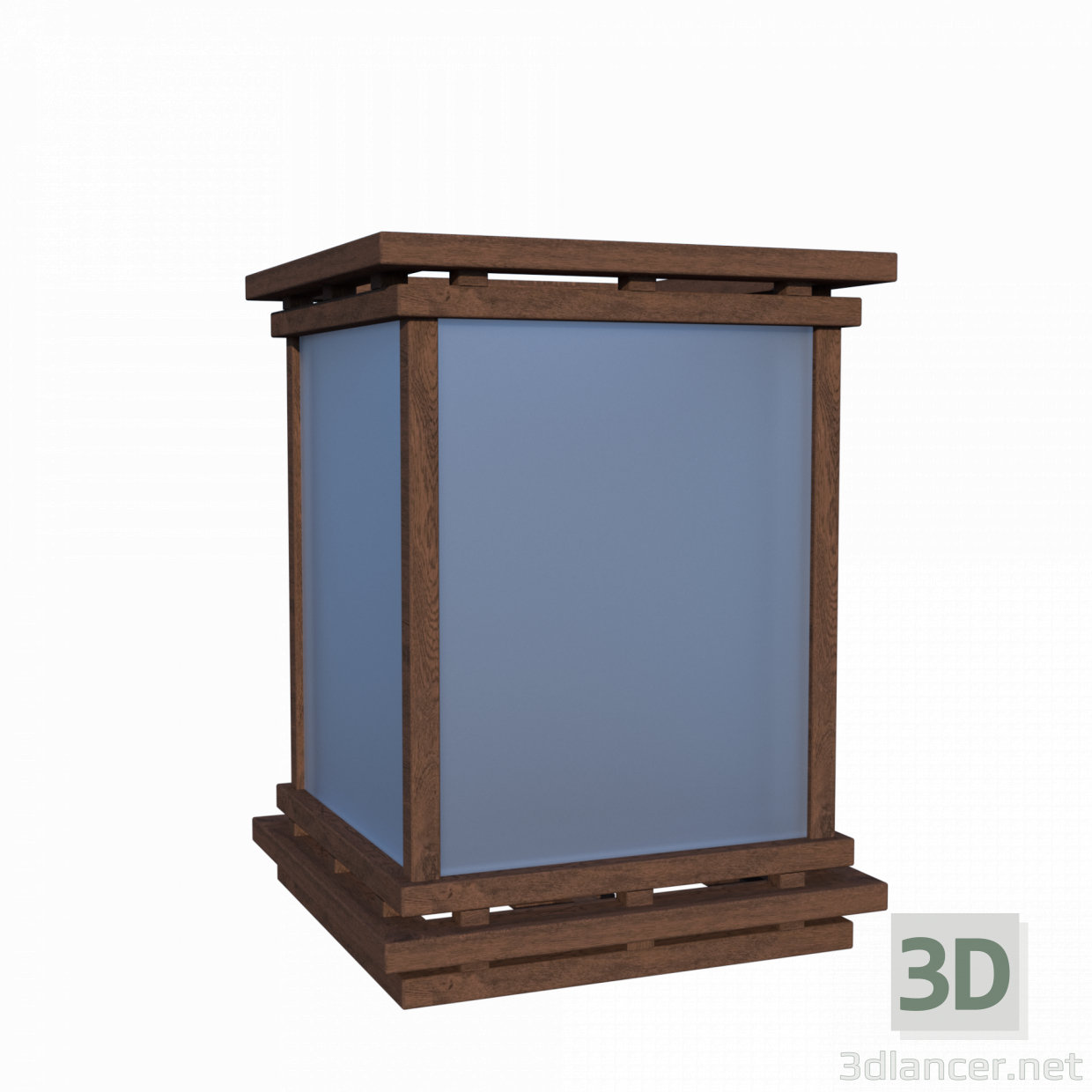 3d model Chinese style lamp - preview