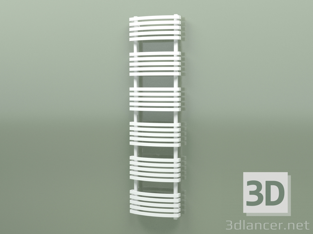 modello 3D Scaldasalviette Kioto One (WGKIN181048-S8, 1815x480 mm) - anteprima