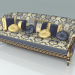 3d model 3-seater sofa (art. 14436) - preview