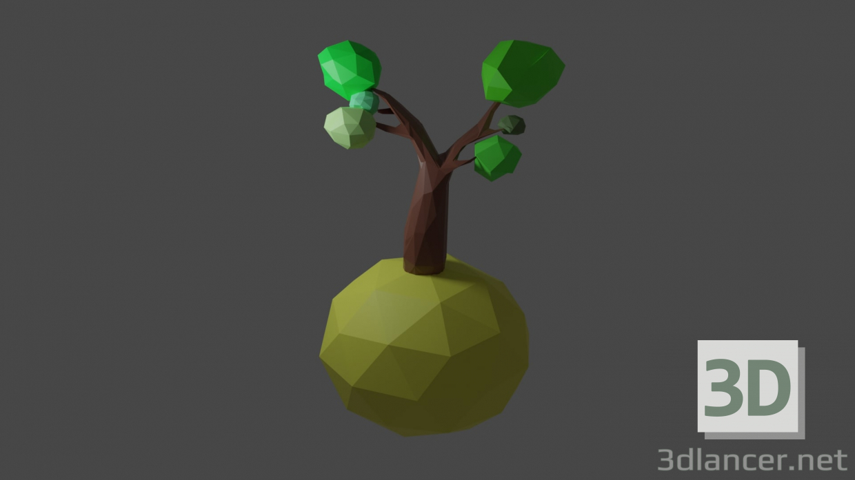 3D ağaç modeli satın - render