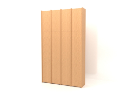 Modular wardrobe ST 07 (1530х409х2600, wood mahogany veneer)