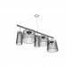 3d model 5 lamp shades - preview