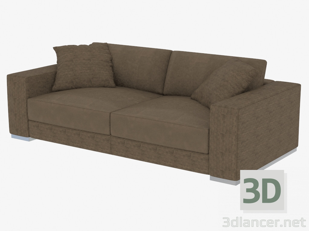 3D Modell Doppel-Sofa Augusto (225) - Vorschau