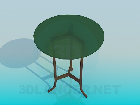 3d модель Столик для кафе – превью