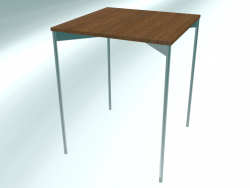 Стол кофейный квадратный высокий (CS30 Chrome НМ12, 450x450x560 mm)