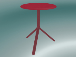 Tavolo MIURA (9553-01 (Ø 60cm), H 73cm, rosso traffico, rosso traffico)