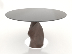 Tisch Niagara 120 (schwarze Keramik Nussbaum)
