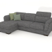 3D Modell Kelly Sofa mit Ottomane (Galioano 03) - Vorschau