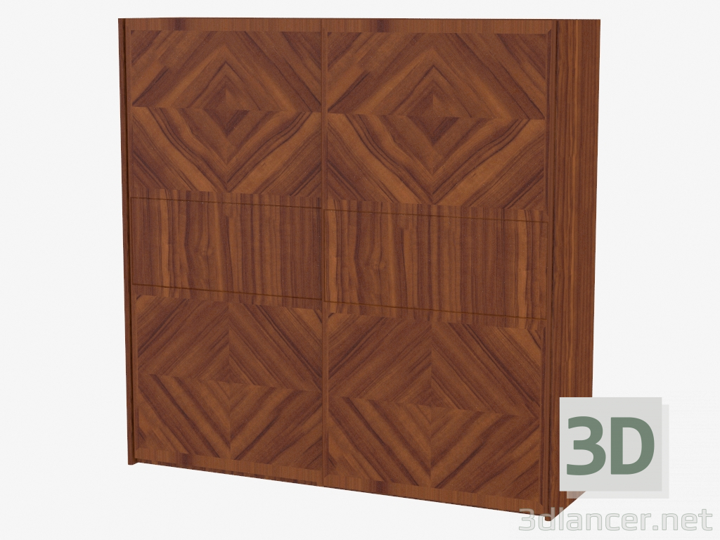 Modelo 3d armário de madeira (Art. JSB 1602) - preview