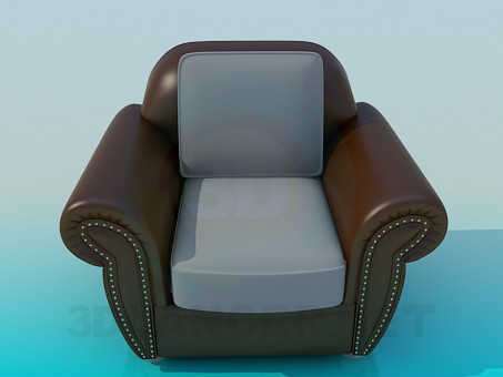 3d модель Велике крісло – превью