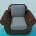 3D Modell Großer Stuhl - Vorschau