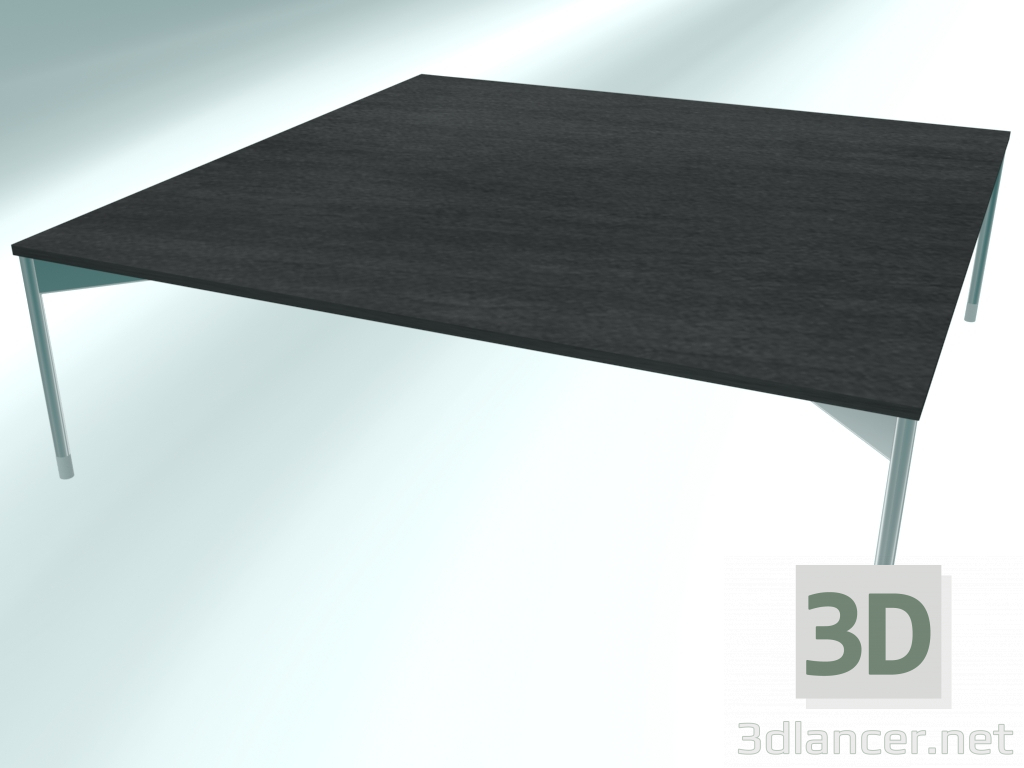 3D modeli Kare sehpa alçak (CS40 Krom CER3, 800x800x250 mm) - önizleme