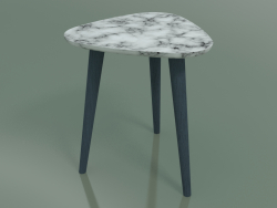 Side table (242, Marble, Blue)