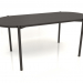 modèle 3D Table à manger DT 08 (extrémité droite) (1800x819x754, bois brun foncé) - preview