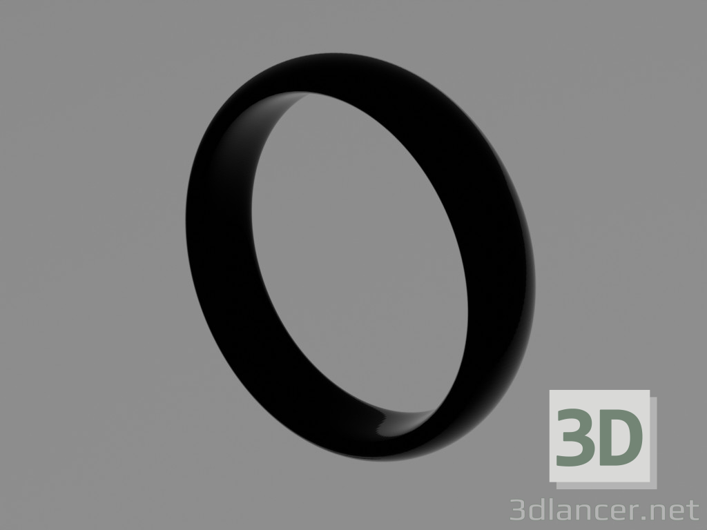 3d model men's ring - preview