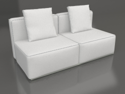 Sofa module, section 4 (Cement gray)