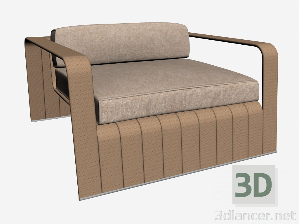 modello 3D Telaio modulare divano b18z - anteprima