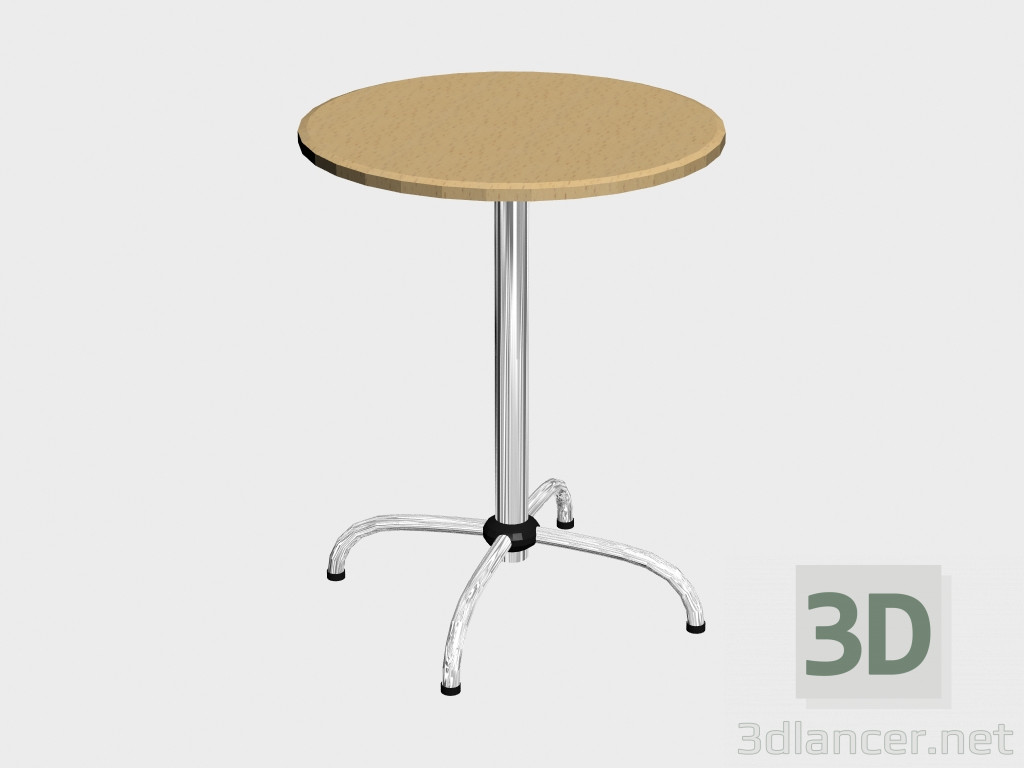 modello 3D tavolino di un caffè - anteprima