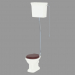 3D modeli yüksek Etoile ile Tuvalet sarnıç - önizleme