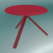 3d model Table MIURA (9553-51 (Ø 60cm), H 50cm, traffic red, traffic red) - preview