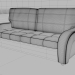 Sofá de cuero 3D modelo Compro - render