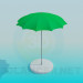 modèle 3D Un parasol fixe - preview