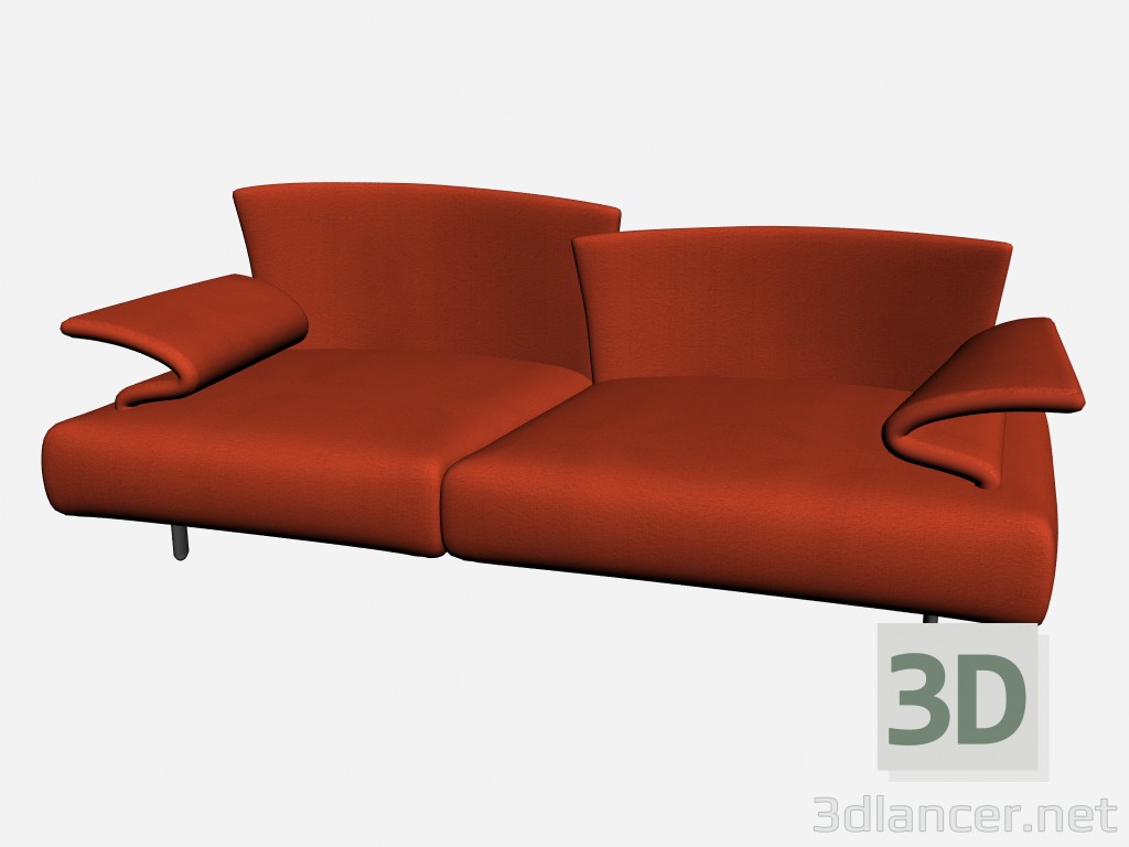 3d модель Дитячий диван SUPER Рой BABY 1 DIVANO – превью