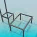 modèle 3D Set de table tabouret - preview