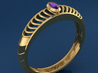 3D-Modell "Damenring"