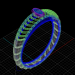 modello 3D anello da donna - anteprima