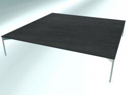 Table basse carrée basse (CS41 Chrome CER3, 1200x1200x250 mm)