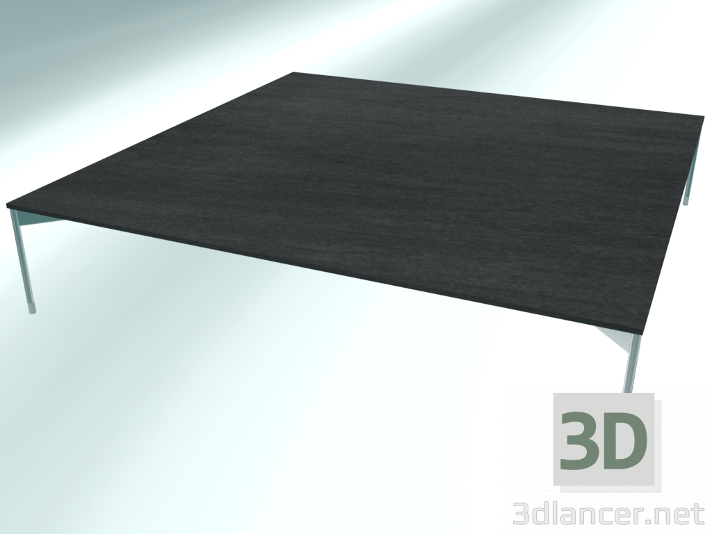 3 डी मॉडल स्क्वायर कॉफी टेबल कम (CS41 Chrome CER3, 1200x1200x250 मिमी) - पूर्वावलोकन