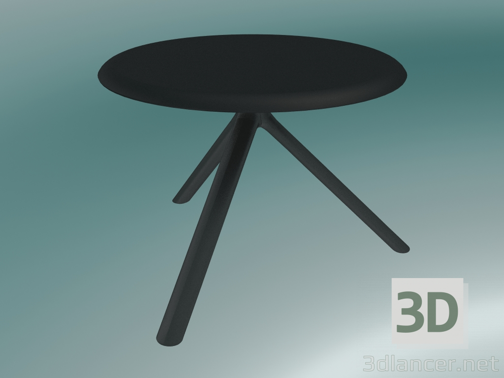3D Modell Tisch MIURA (9553-51 (Ø 60 cm), H 50 cm, schwarz, schwarz) - Vorschau