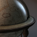 3d Vintage world globe on wooden stand pbr Low-poly 3D model model buy - render