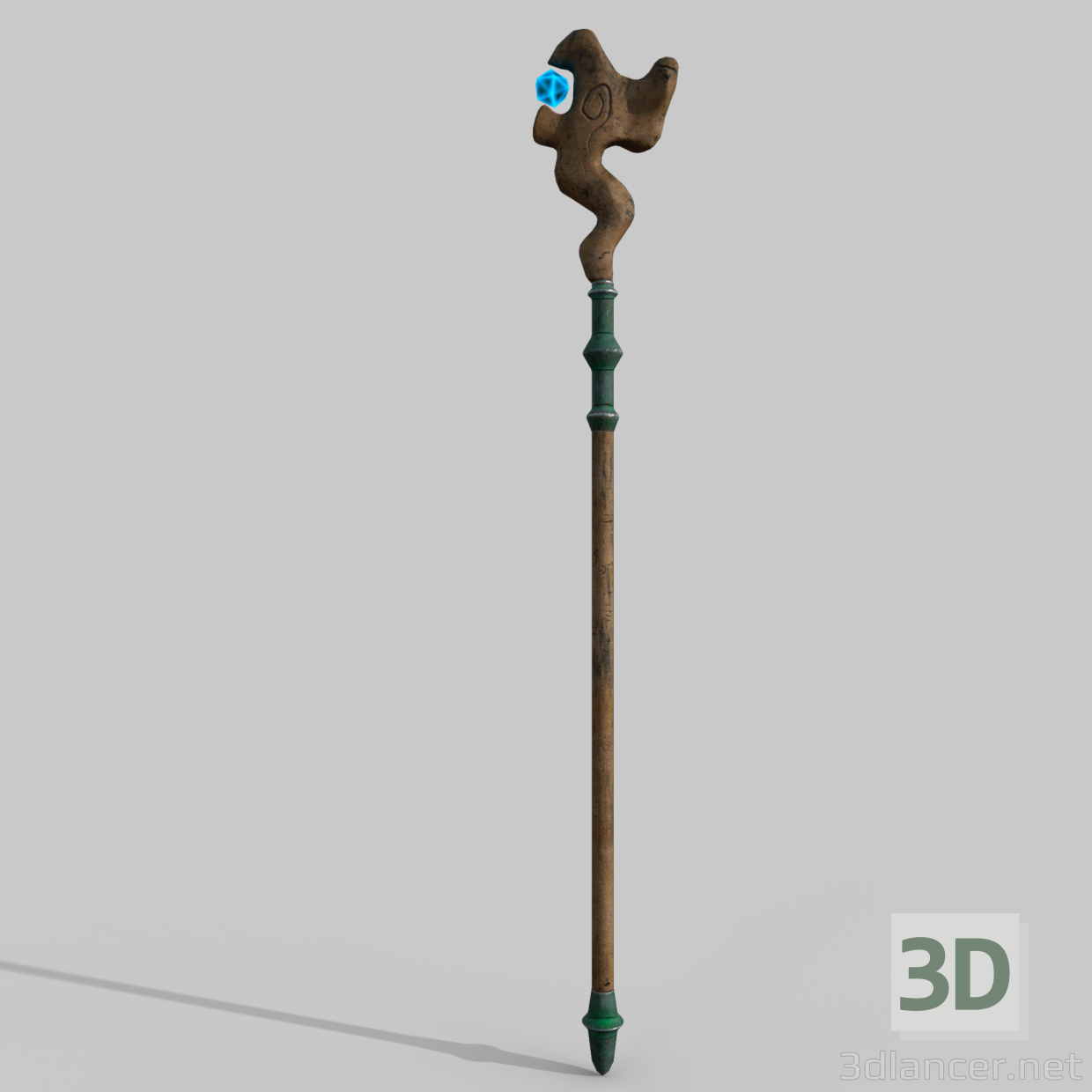 modello 3D di bastone magico comprare - rendering