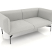 3d model Módulo sofá para 2 personas - vista previa