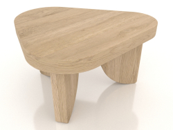 Table basse COBBLE (XS, chêne éclairci)