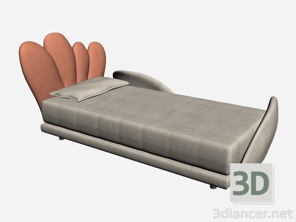 3 डी मॉडल बिस्तर उल्लंघन - पूर्वावलोकन