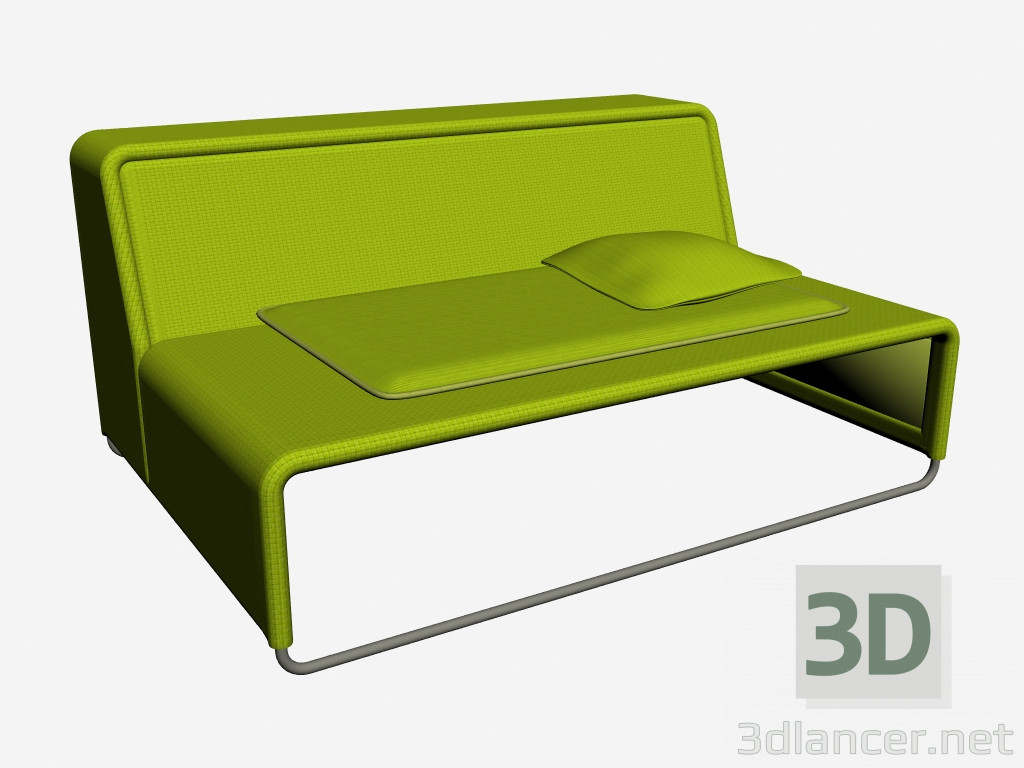 modèle 3D Canapé modulaire île CE - preview