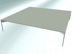 Tavolino quadrato basso (CS41 cromato G3, 1200x1200x250 mm)