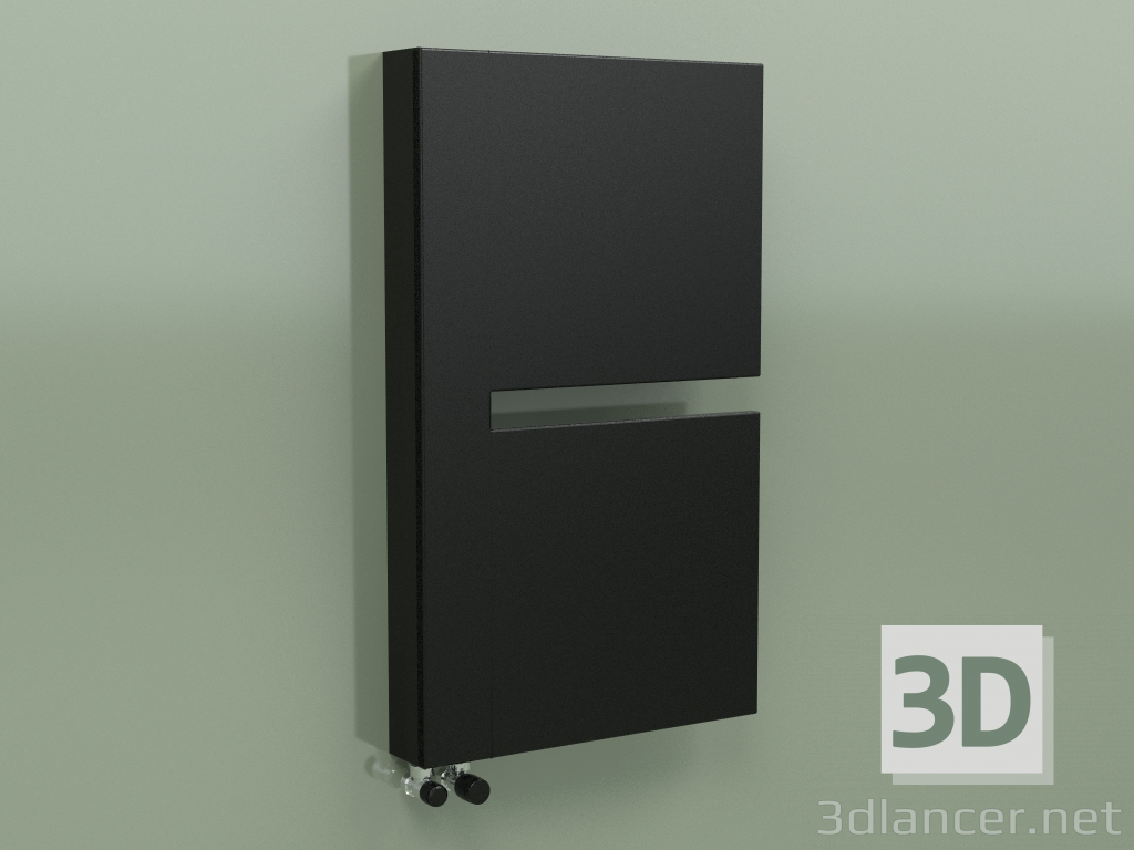 3d model Radiator Sequenze (845x500, Black - RAL 9005) - preview